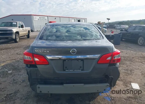 2016 Nissan Sentra S из США, поврежденный, VIN 3N1AB7AP4GY334098